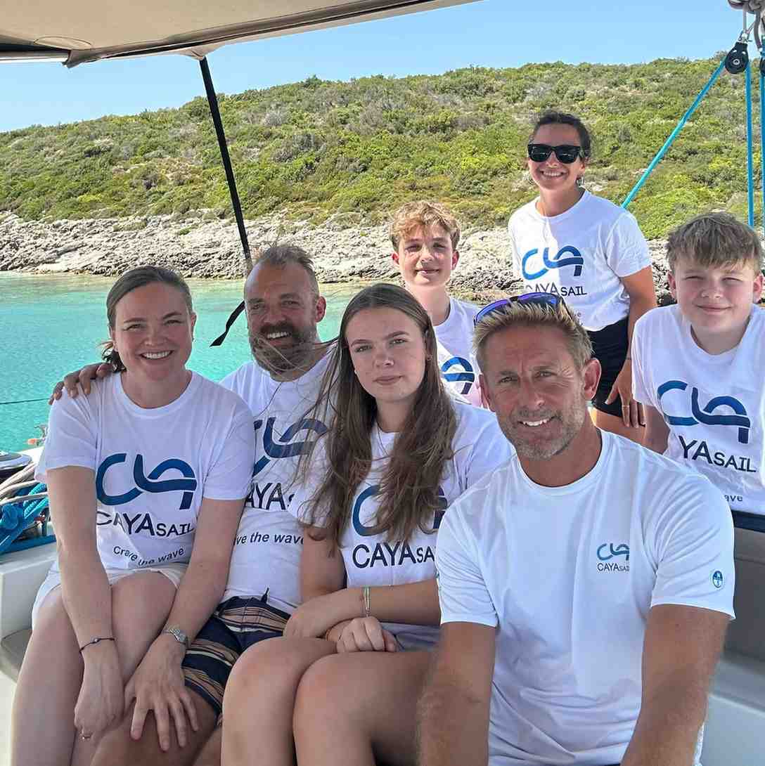 CAYAsail guests enjoying the Ionian